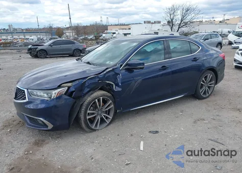 2019 Acura Tlx Advance Pkg из США, поврежденный, VIN 19UUB3F82KA002731
